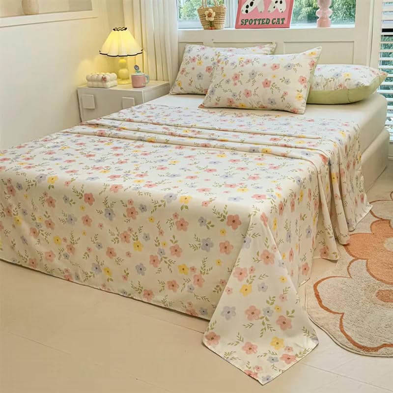 Premium+ 100% Cotton Sateen Bedsheet Set Digital Printed - PB113