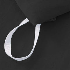 Luxury Ruffle Duvet Set 8 Pieces - Black