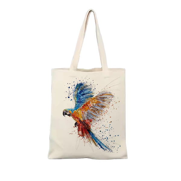 Digital Printed Casual Handbag for Grocery Shopping & Everyday Use