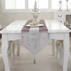 Silk Table Runner Pink
