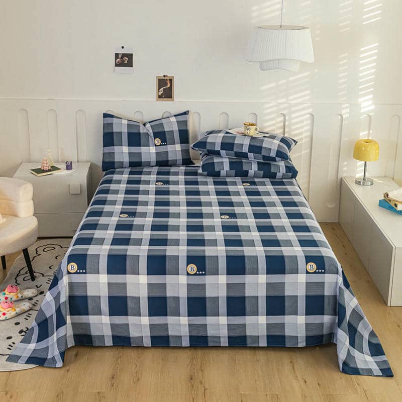 Premium+ 100% Cotton Sateen Bedsheet Set Digital Printed - PB110