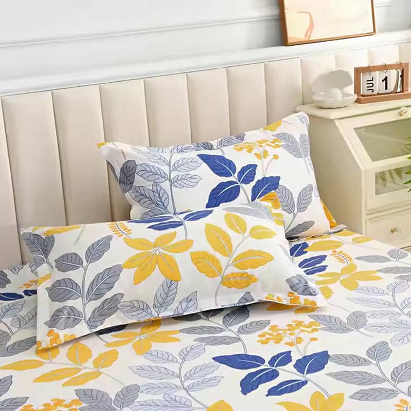 Premium+ 100% Cotton Sateen Bedsheet Set Digital Printed - PB109