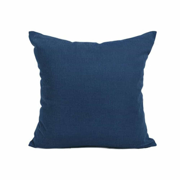Pack of 2 of Plain Dyed Cushions - Navy Blue