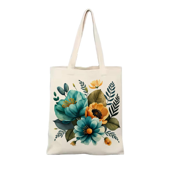 Digital Printed Casual Handbag for Grocery Shopping & Everyday Use