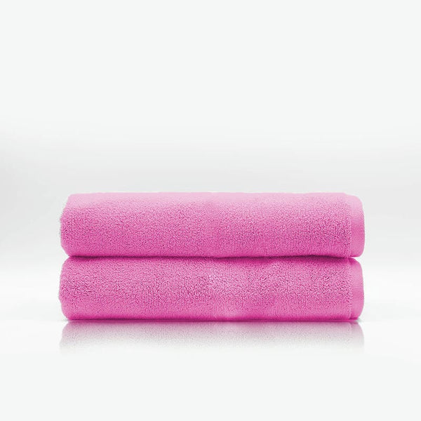 Pack Of 2 Cotton Bath Towel - Pink