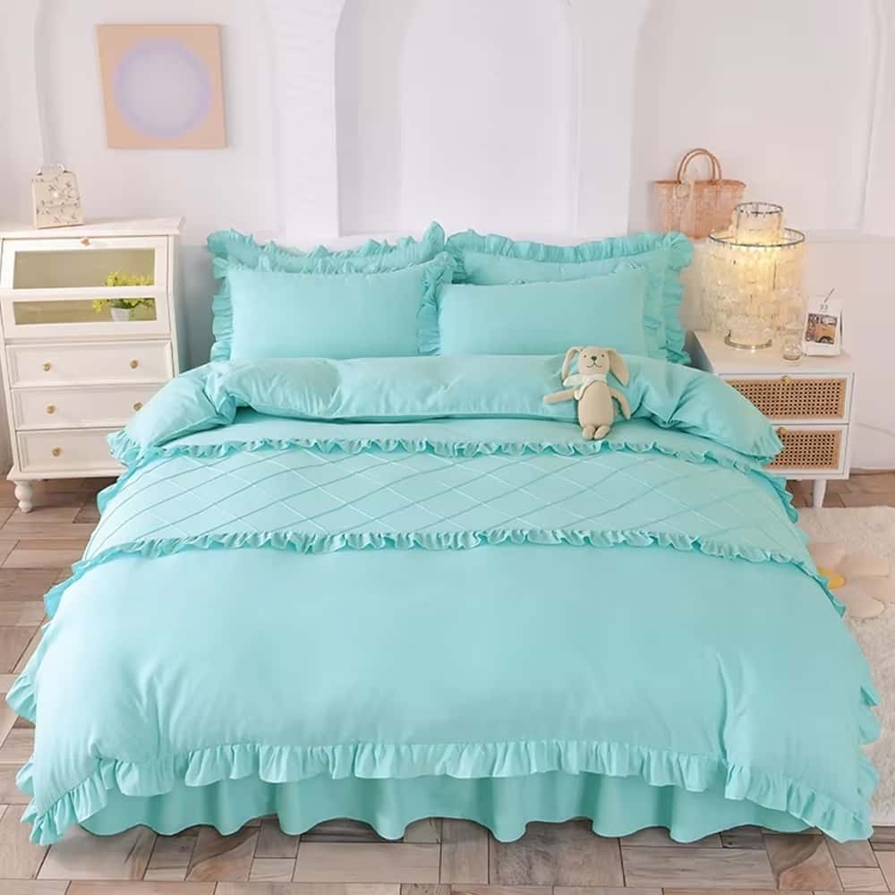Premium Duvet Set _ Cyan